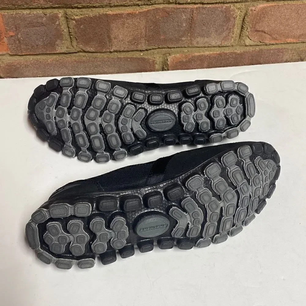 Skechers Black EZ Flex Take It Easy Womens Slip On Sneakers Size 6.5 NEW